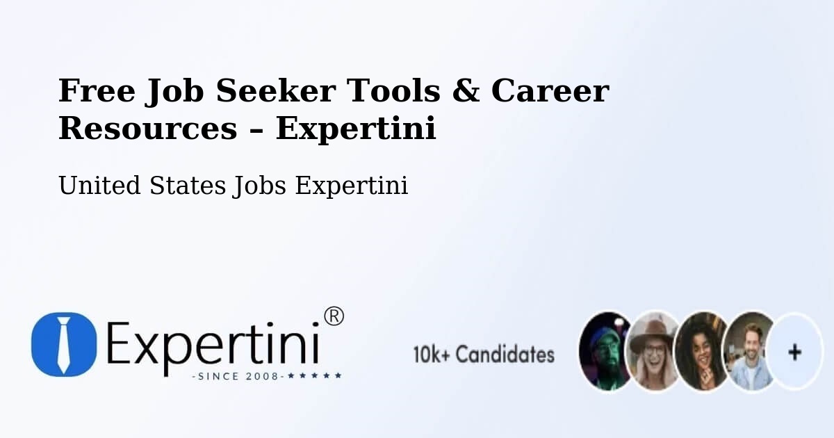 Free Job Seeker Tools & Career Resources – Carol Stream - Carol Stream, United States Jobs Expertini